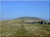 SH6422 : Wall along the ridge by Nigel Brown