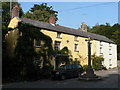 Whitchurch Canonicorum: war memorial and Church House