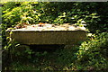 Commemorative stone bench