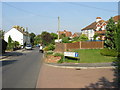 Entrance to Tudor Court off Old Chapel Road