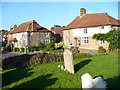 Cottages and Churchyard