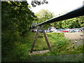 Pipe crossing the Auchinleck burn