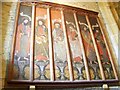 Medieval panels, All Saints Church, Hilton