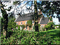 A fine red-brick house