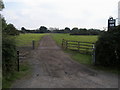 Lane to Furze farm