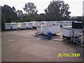 Portable toilets in Elliott Loohire depot