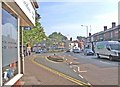 Roundabout at junction of Bridgnorth Road, Meriden Avenue & High Street Wollaston