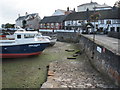 Harbour wall, Cockwood