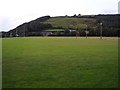 W5671 : Garravagh and Playing Field from Inniscarra Cemetery by Ian Paterson