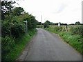 Footpath across a lane