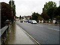 Hanwell Bridge, Uxbridge Road  - over River Brent - looking west