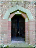 SO6729 : St. Edward the Confessor's church, doorway by Jonathan Billinger