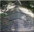 Date stone at corner of wall, Burnley Road, Halifax