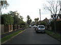 Looking down Uplands Road