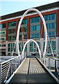 Suspension bridge over the Canal, Birmingham