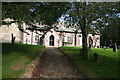 Cheriton Bishop: churchyard path