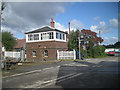 Level crossing near Ludlow (Horse) Racecourse