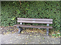 Seat on corner of Lowther Drive and Greystoke Gardens, Enfield