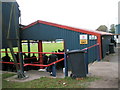 Junction of the North Stand  and East Stand at Aldershot Town F.C.