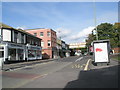 Looking northwards towards the railway bridge in the High Street