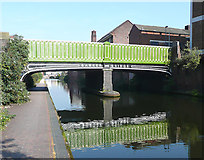 SP0787 : Barker Bridge over the Birmingham and Fazeley Canal by Roger  D Kidd