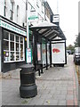 Bus shelter at the top of the High Street