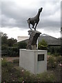 Statue behind the Tourist Information Centre