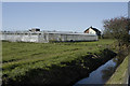 Dyke and glasshouses, Carr Lane Pilling