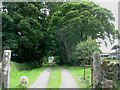 Farm road to Tyddyn Gyrfer