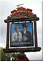 Pub Sign for the Jolly Farmers, Enfield Road, Enfield