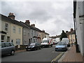 Looking up Lysons Road towards Gordon Road