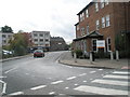 Looking towards the station from Windsor Way