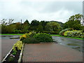 Corner of the garden centre car park