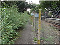 Footpath alongside Sudbury Station