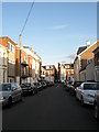 Looking along Montgomerie Road to the junction with Victoria Road North