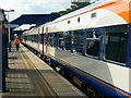 Train departure, Grateley station, Grateley