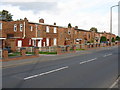 Unusual brick housing on Bradley Lane